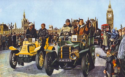 Veteran car rally